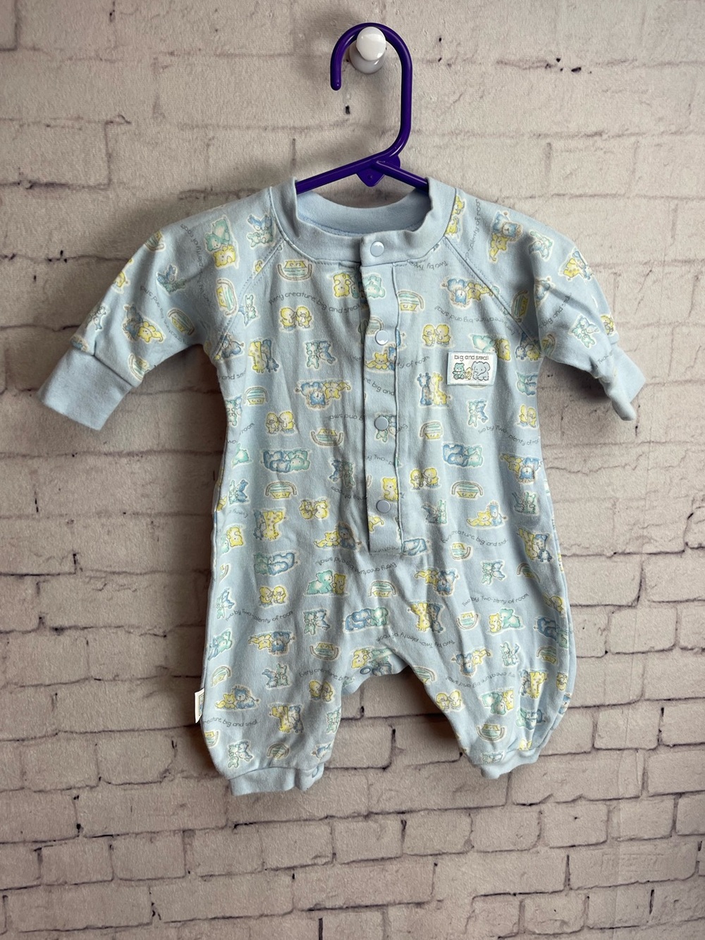 McBaby size 0-3 months blue Noah’s arm sleeper